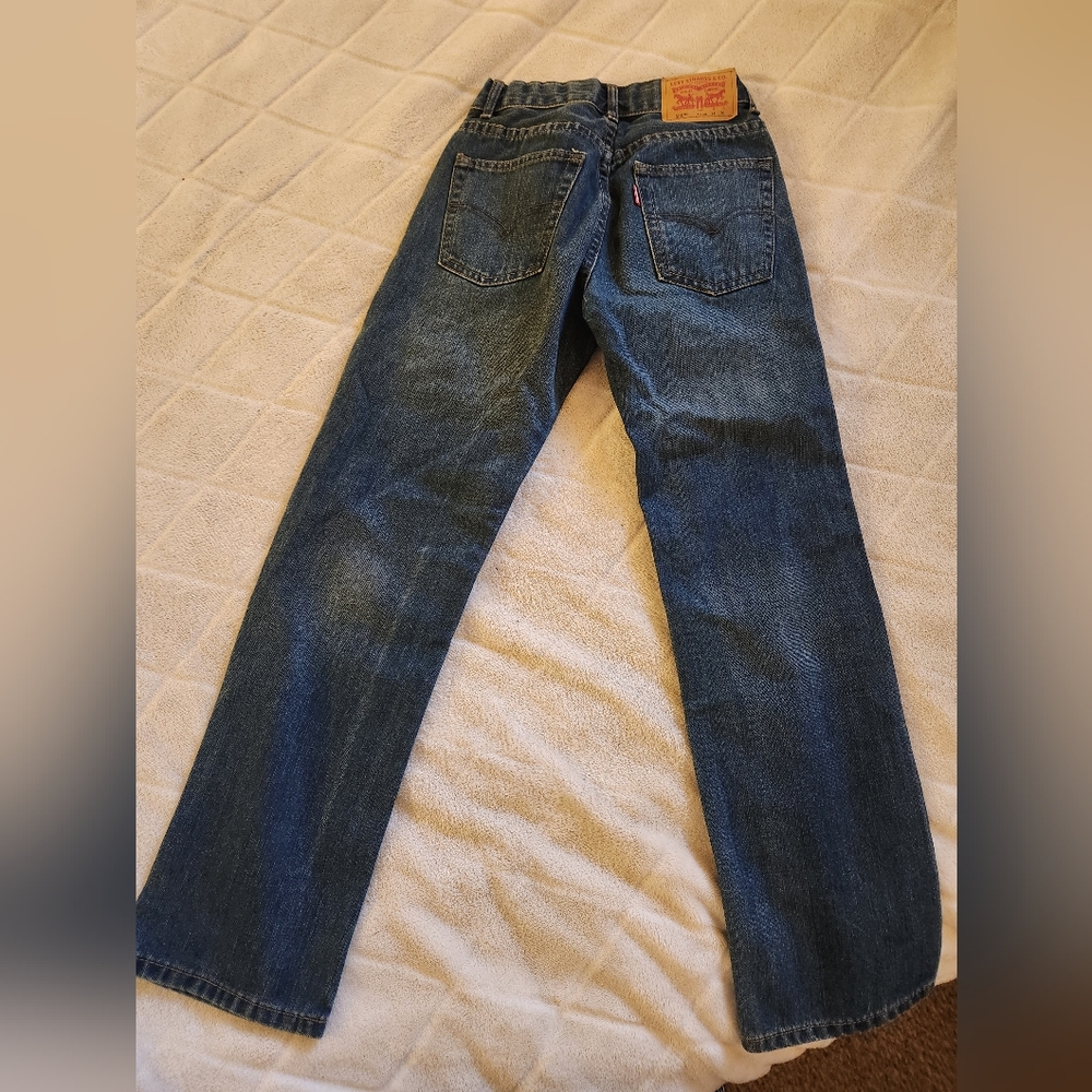 Levi 505 Youth Size 12 Slim blue jeans